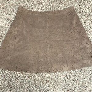 BCBGMaxAzria Tan Mini Skirt